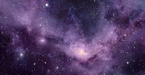 Deep space nebula with countless stars