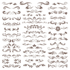 Obraz premium Elegant Ornamental Vector Design Elements for Creative Projects