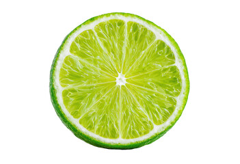 Close-up of a lime slice, vibrant green, circular (1)