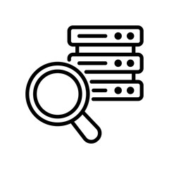 Search line icon