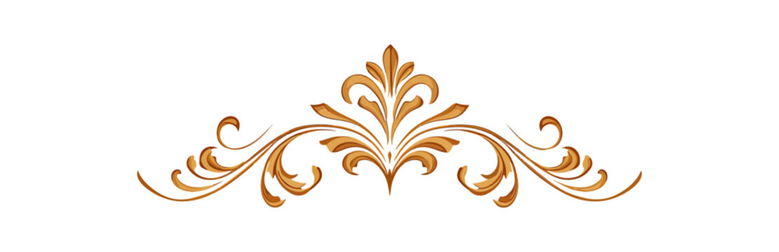 Ornate gold design decor