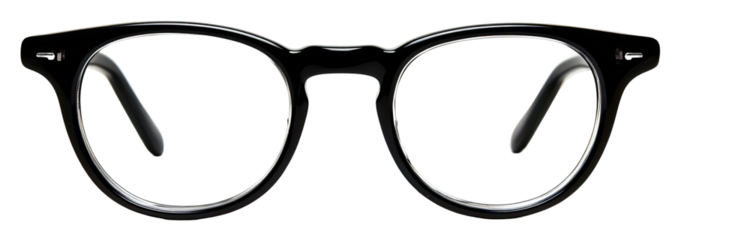 Classic black eyeglasses