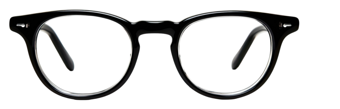 Classic black eyeglasses