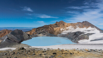 Mt. Ruapehu crater Lake