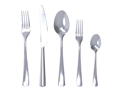 cubiertos de plata