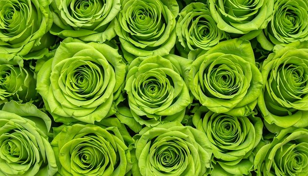 Green Roses Close-Up/Floral Arrangement
