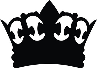 Royal crown vector illustration scalable eps icon for regal designs royalty symbol © @ahmedmaynul