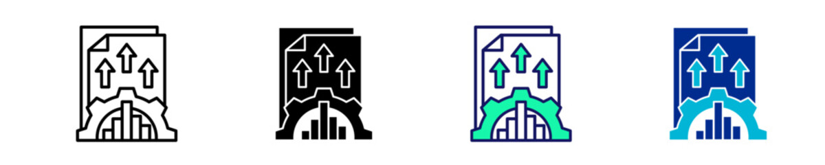 Development  Icon Set Multiple Style Collection