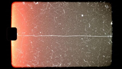 Vintage film grain texture with light leak and scratches