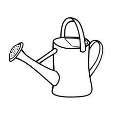 watering can isolated on white