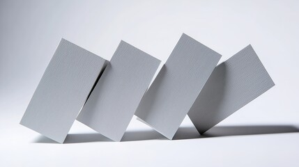 A professional business card with elegant corporate design, representing modern business identity.