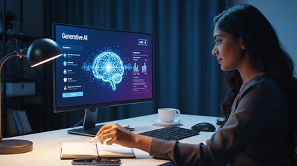 Generative AI virtual assistant tools for prompt engineer and user for ease of engage artificial intelligence AI technology help people to work with generative AI functions by prompting the AI brisk - Powered by Adobe