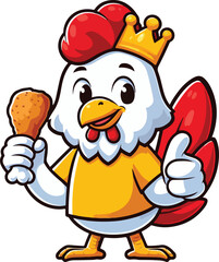 Fired Chicken mascot