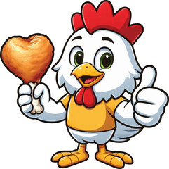 Fired Chicken mascot