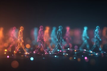 Revolutionizing education with online courses and webinars. Online network map. Digital education space with seamless online learning sessions. Global online community. Social media community.