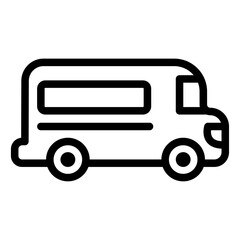 Tram Line Icon of Public Transport Modes Icon Set