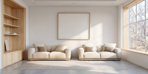 Modern minimalist living room interior (6)