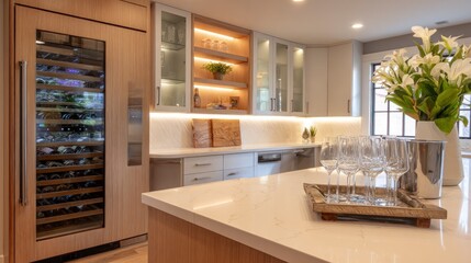 Fototapeta premium Modern kitchen interior design