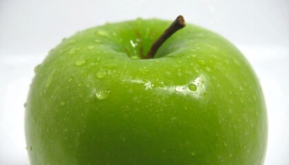 Green Apple Close-up/Studio Shot