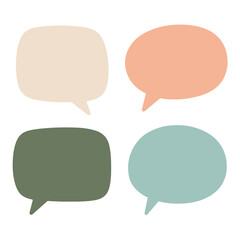 Fototapeta premium Speech bubble for social media and communication