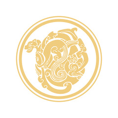 Chinese traditional Qin and Han Dynasty mythical beasts