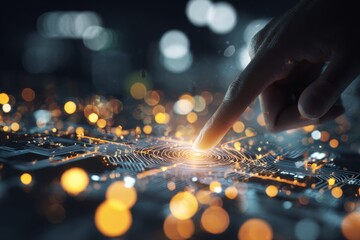 Visualizing the invisible: big data through modern interface. Ai evolution. Seamless integration: exploring modern interfaces and big data. Technology future. Human partnership.