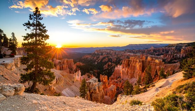 Bryce Canyon Sunset Panorama (1)