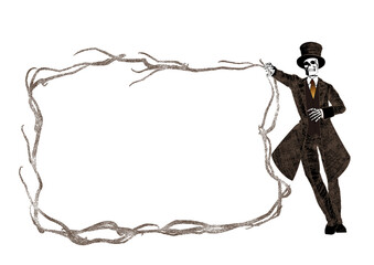 骸骨のフレーム