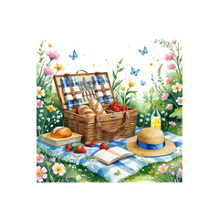 easter picnic basket