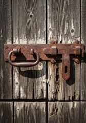 Old Rusty Door Closeup