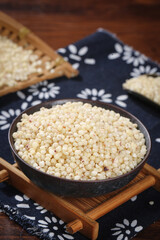 Freshly Harvested Sorghum Grains in Traditional Bowl - Seasonal Crop from Farmers Fields
