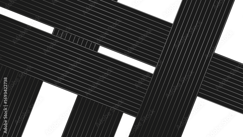 Canvas Prints abstract black background with diagonal lines. abstract linear background with overlapping diagonal 