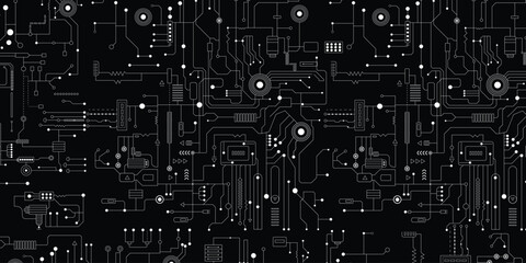 Tech Hardware Background – Circuit Board in Focus