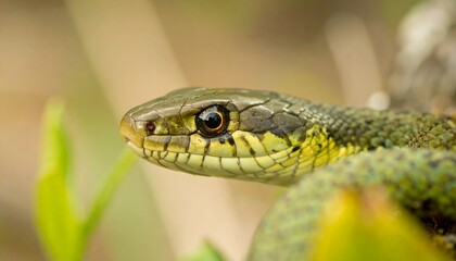 Obraz premium Snake in Grass