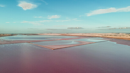 Hutt Lagoon, is a marine salt lake located near the Indian Ocean coast 2 kilometres north of the...