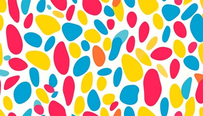 Abstract Colorful Pebble Pattern