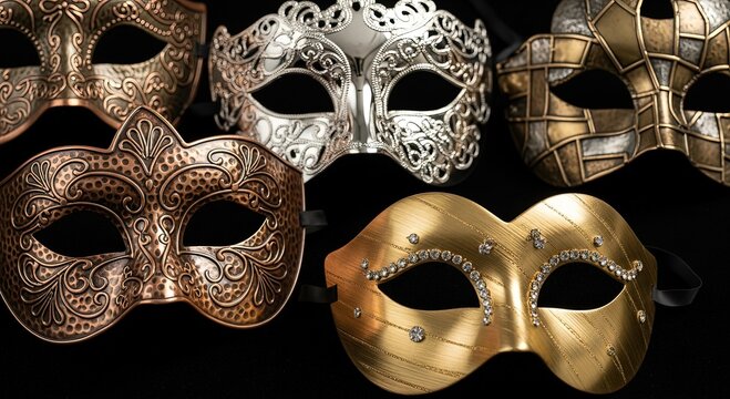 Exquisite Venetian masks collection capturing mystery and elegance for your next masquerade event