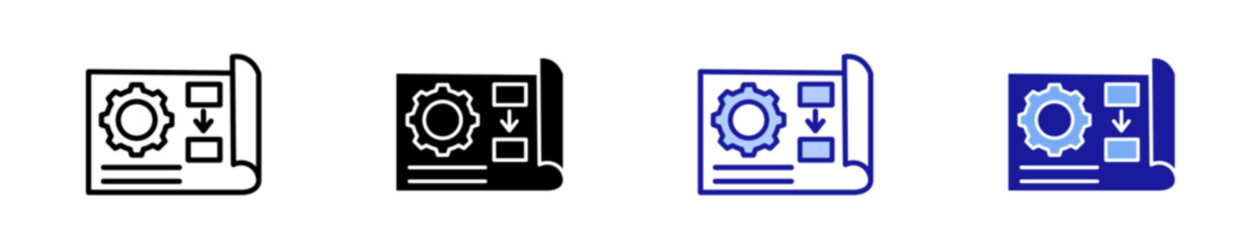 Project  Icon Set Multiple Style Collection
