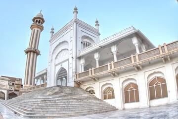 early morning shot of shahi masjid bahawalpur