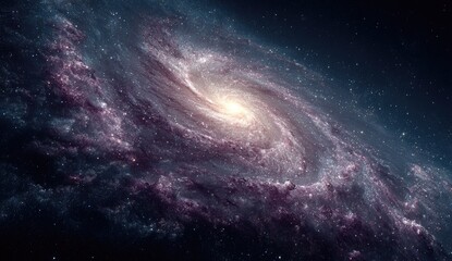 Fototapeta premium Swirling Galaxy in Deep Space