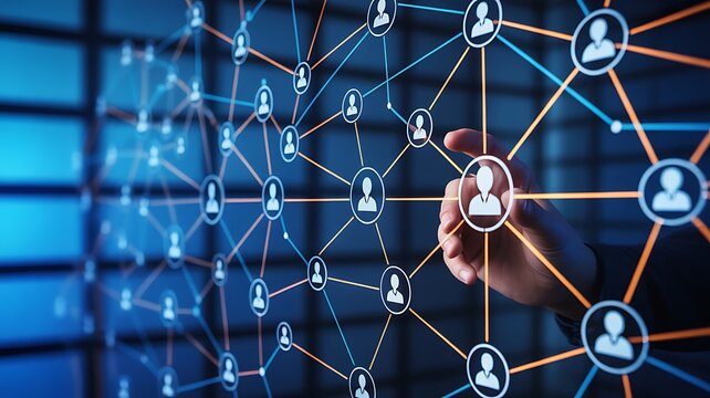 Exploring social media network connections and relationships - Powered by Adobe