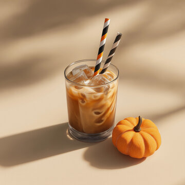  iced coffee halloween theme
