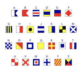 nautical alphabet © Jimena