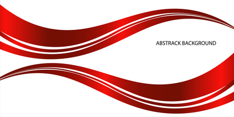 Red Abstract Wave Background with Modern Flowing Lines. Elegant red abstract wave background with smooth curves and flowing lines. Perfect for banners, presentations, posters, business templates.