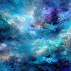 Obraz premium Abstract Colorful Space Nebula Background