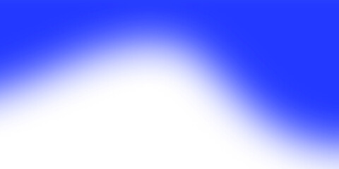 Blue neon glowing gradient abstract element isolated on transparent background