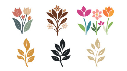 Professional Luxury Flower Shop Logo – Elegant Vector Design for Premium Floral Branding