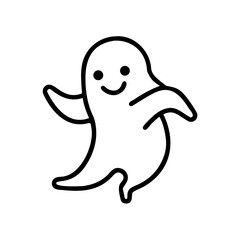 vector art of dancing sheet 