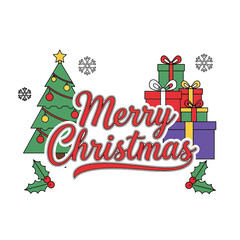 Merry Christmas Festive Holiday Season Decorations