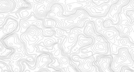 Geographic mountain relief diagram line wave carve pattern. Geography landscape Topo contour map on white background,
